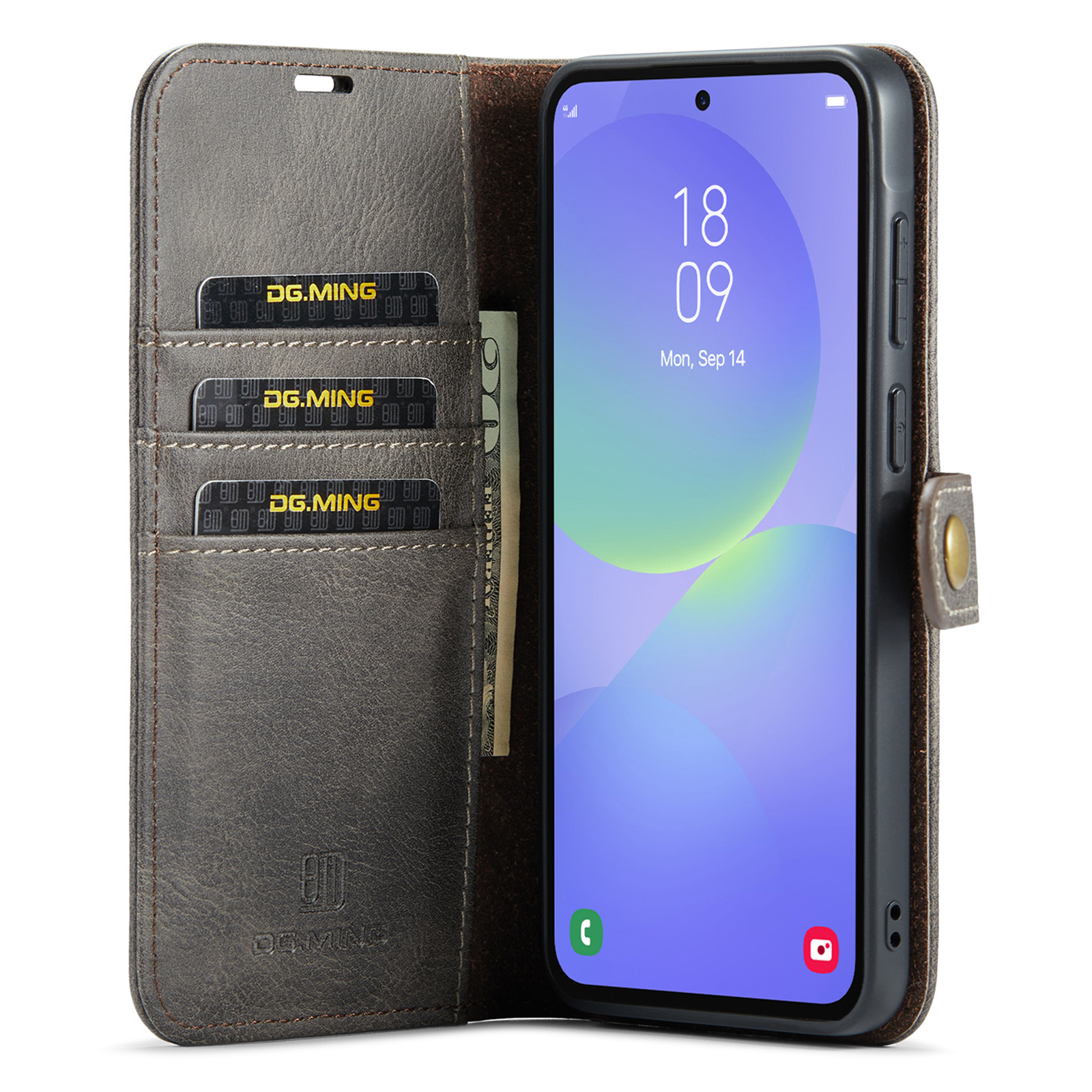 Magnet Wallet Samsung Galaxy A37 Brown