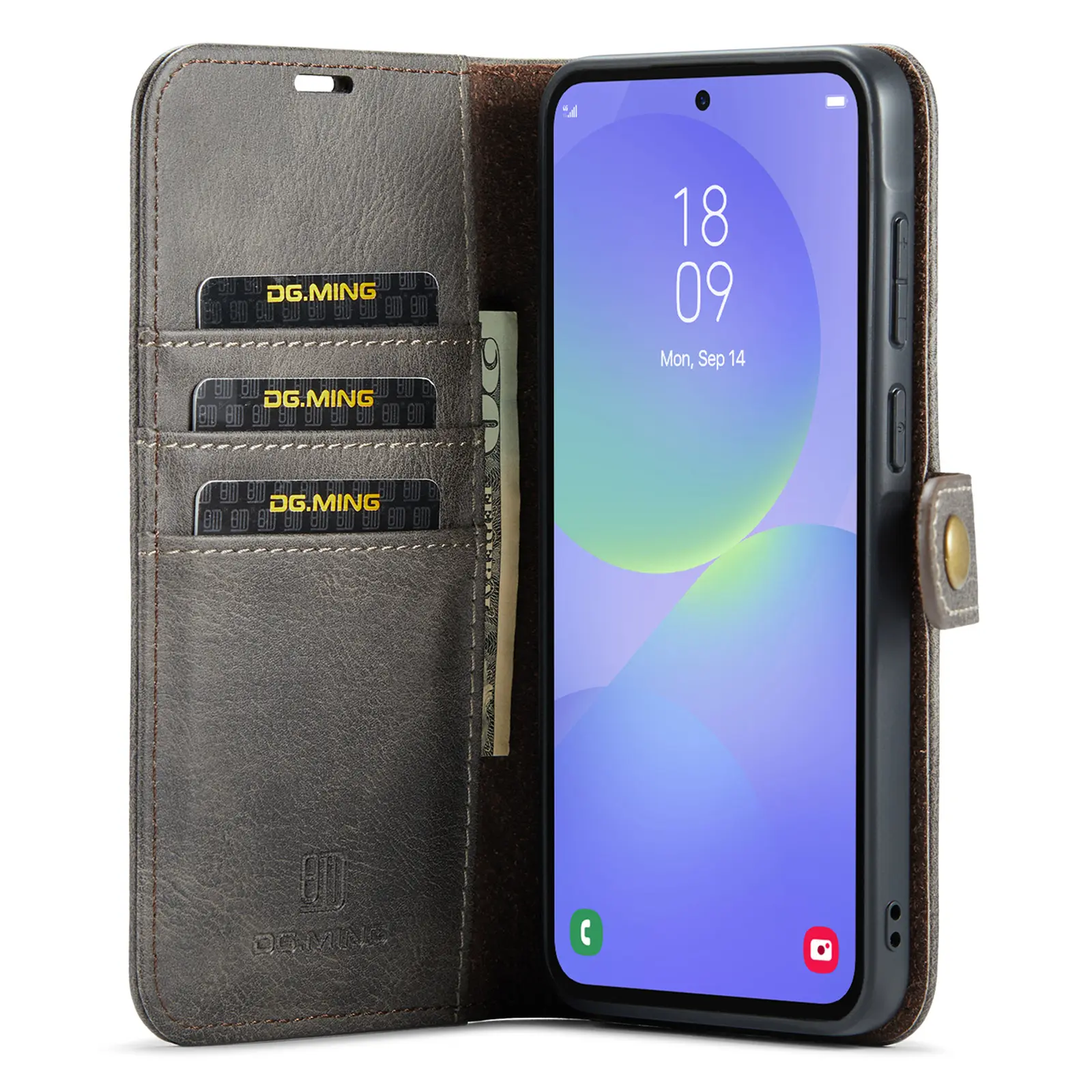 Magnet Wallet Samsung Galaxy A37 Brown