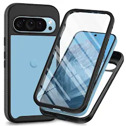 Google Pixel 10 Pro XL Full Protection suojakuori, Musta