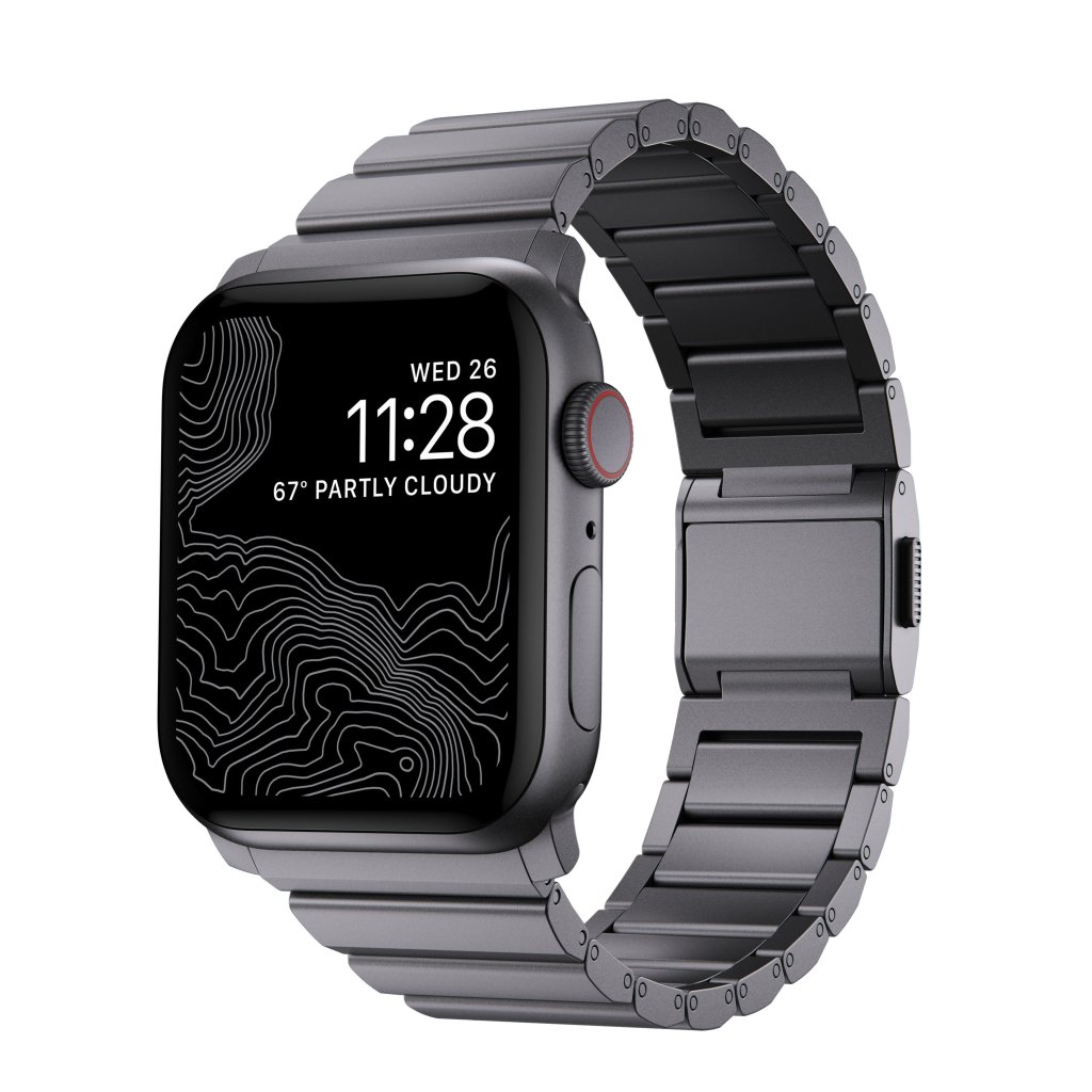 Nomad Aluminum Band Apple Watch 42mm Space Gray - Ranneke