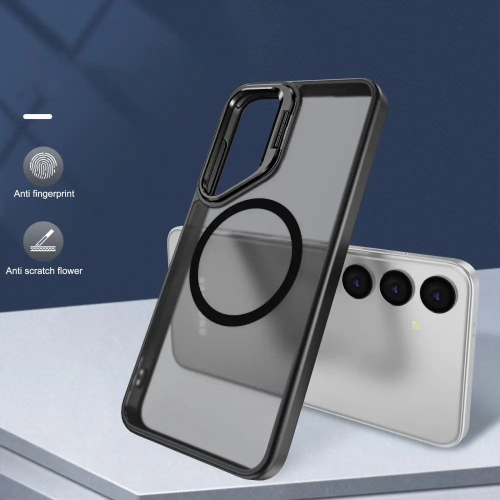Hybridskal Kickstand MagSafe Samsung Galaxy S24 Ultra Svart