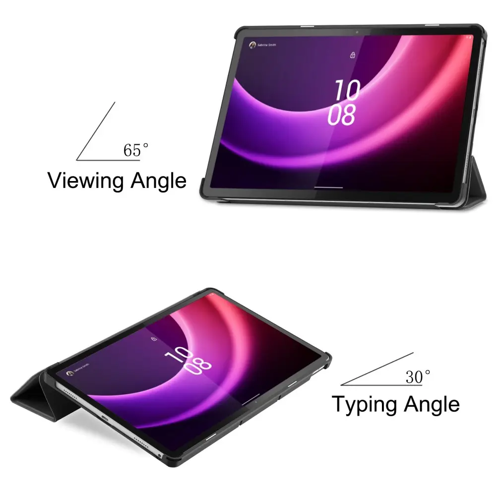 Fodral Tri-fold Lenovo Tab P11 (2nd Gen) Svart