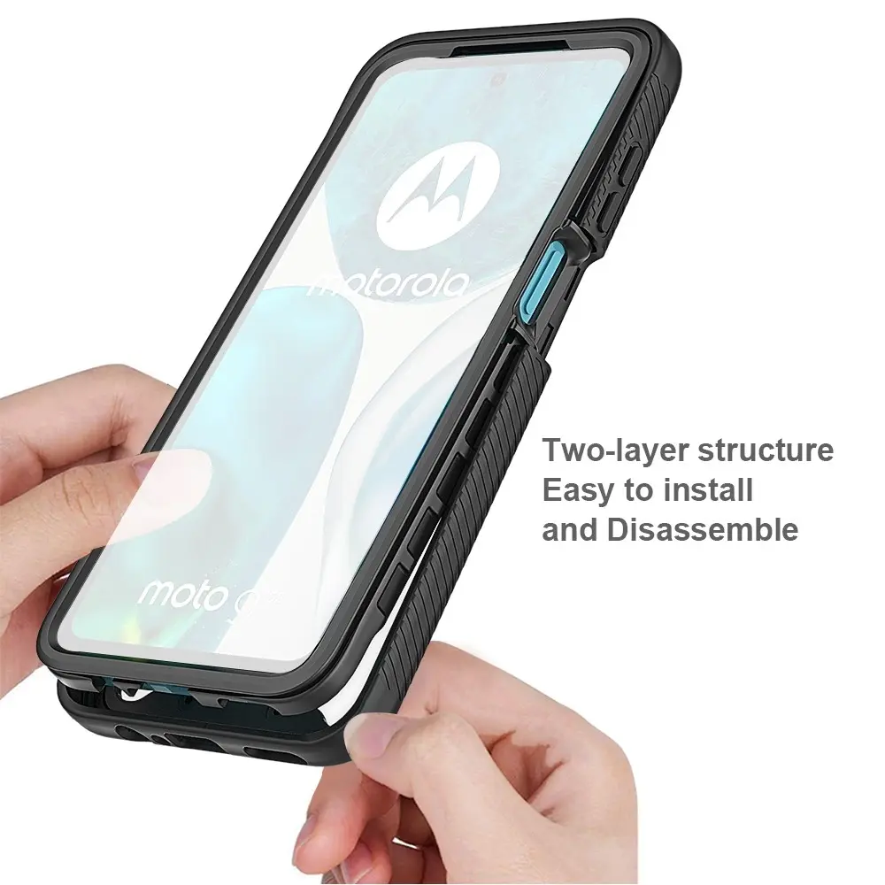 Full Protection Case Motorola Moto G52 Svart