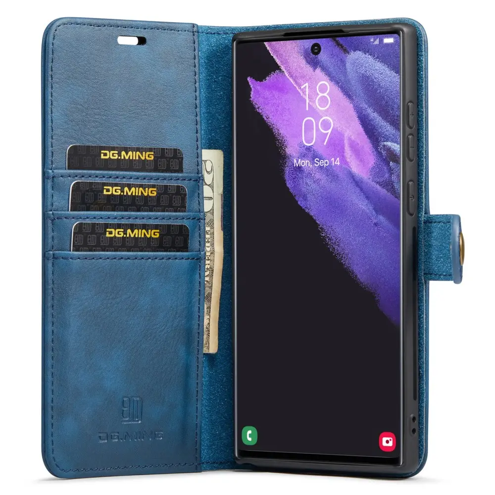 Magnet Wallet Samsung Galaxy S24 Ultra Blue