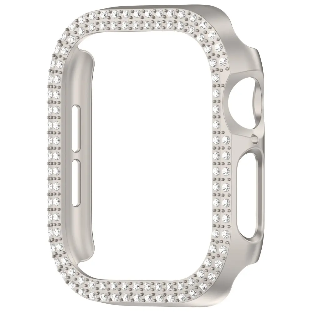 Rhinestone Skal Apple Watch Series 11 42mm champagneguld