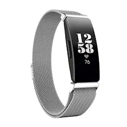 Armbånd Milanese Fitbit Inspire 2/Inspire HR/Inspire Sølv