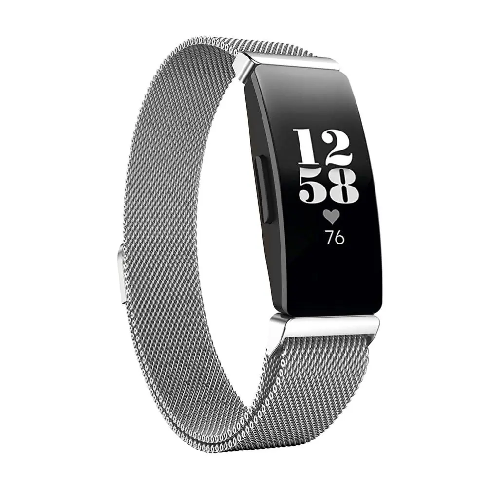 Armbånd Milanese Fitbit Inspire 2/Inspire HR/Inspire Sølv