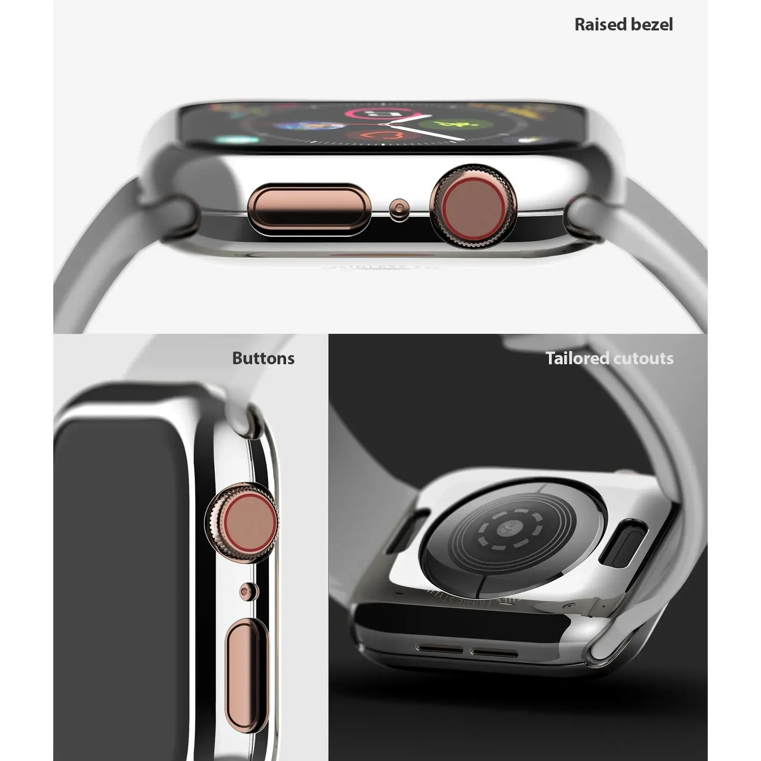 Full Frame Case Apple Watch SE 40mm Silver