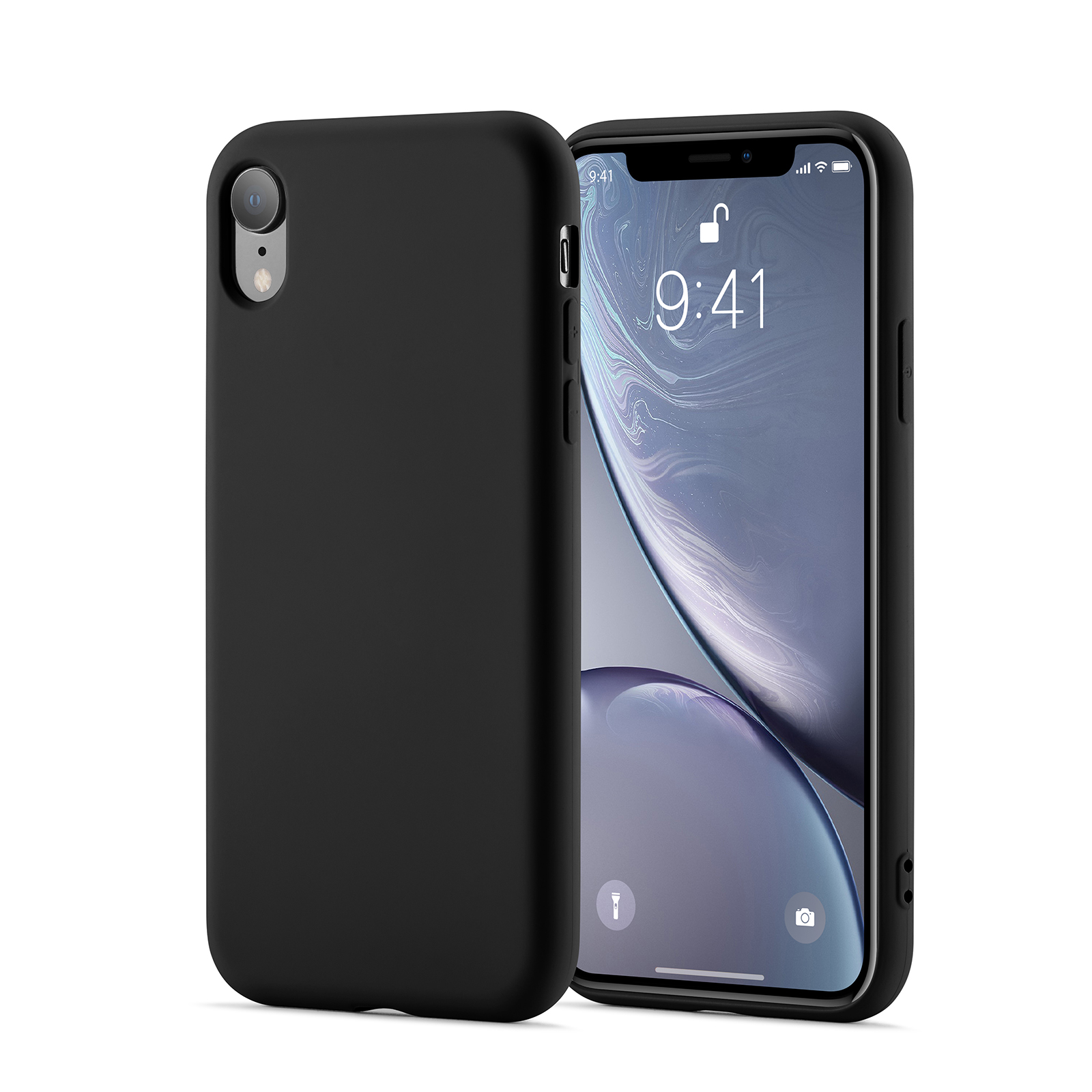 Mobique iPhone Xr Deksel, Svart