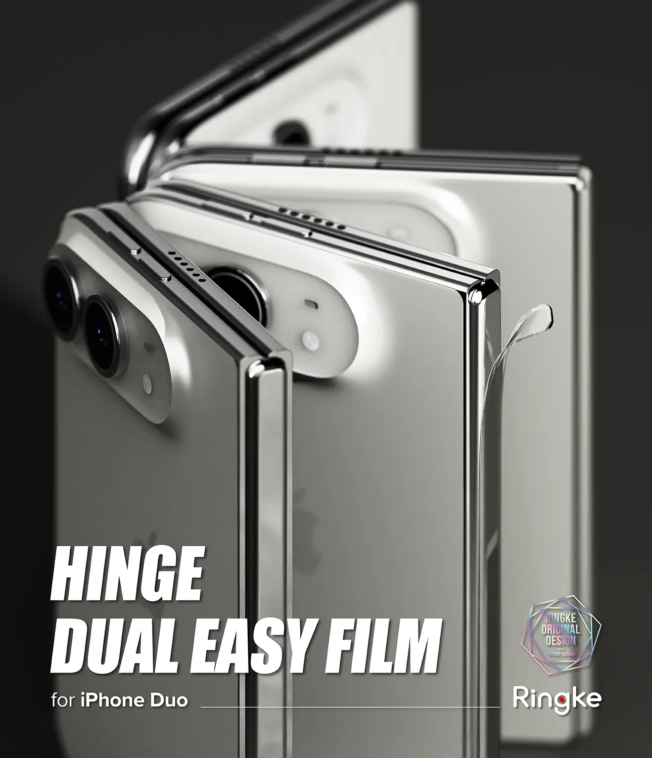 Hinge Dual Easy Pro Film (2-pack) iPhone Duo