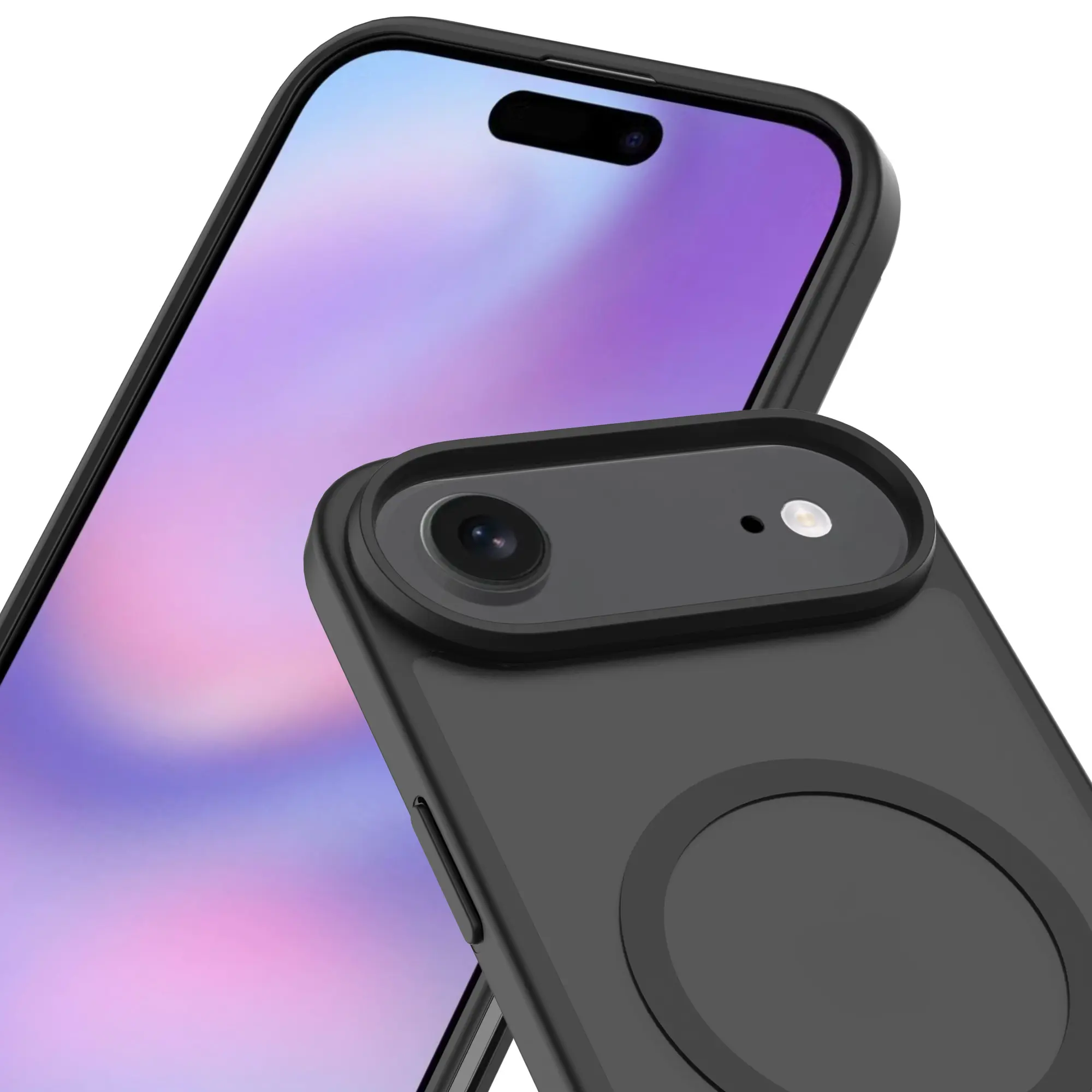 Magnetic Hybrid Skal iPhone Air Frosted Black