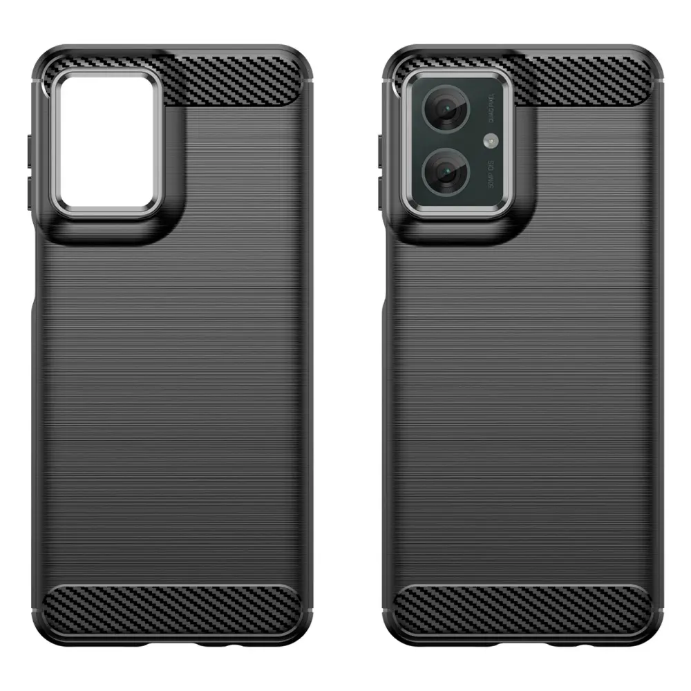 Motorola Moto G55 Skal TPU Brushed Svart