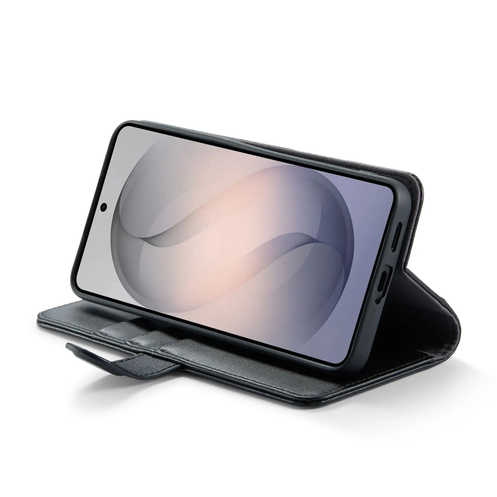 Äkta Läderfodral Samsung Galaxy S26 FE Svart