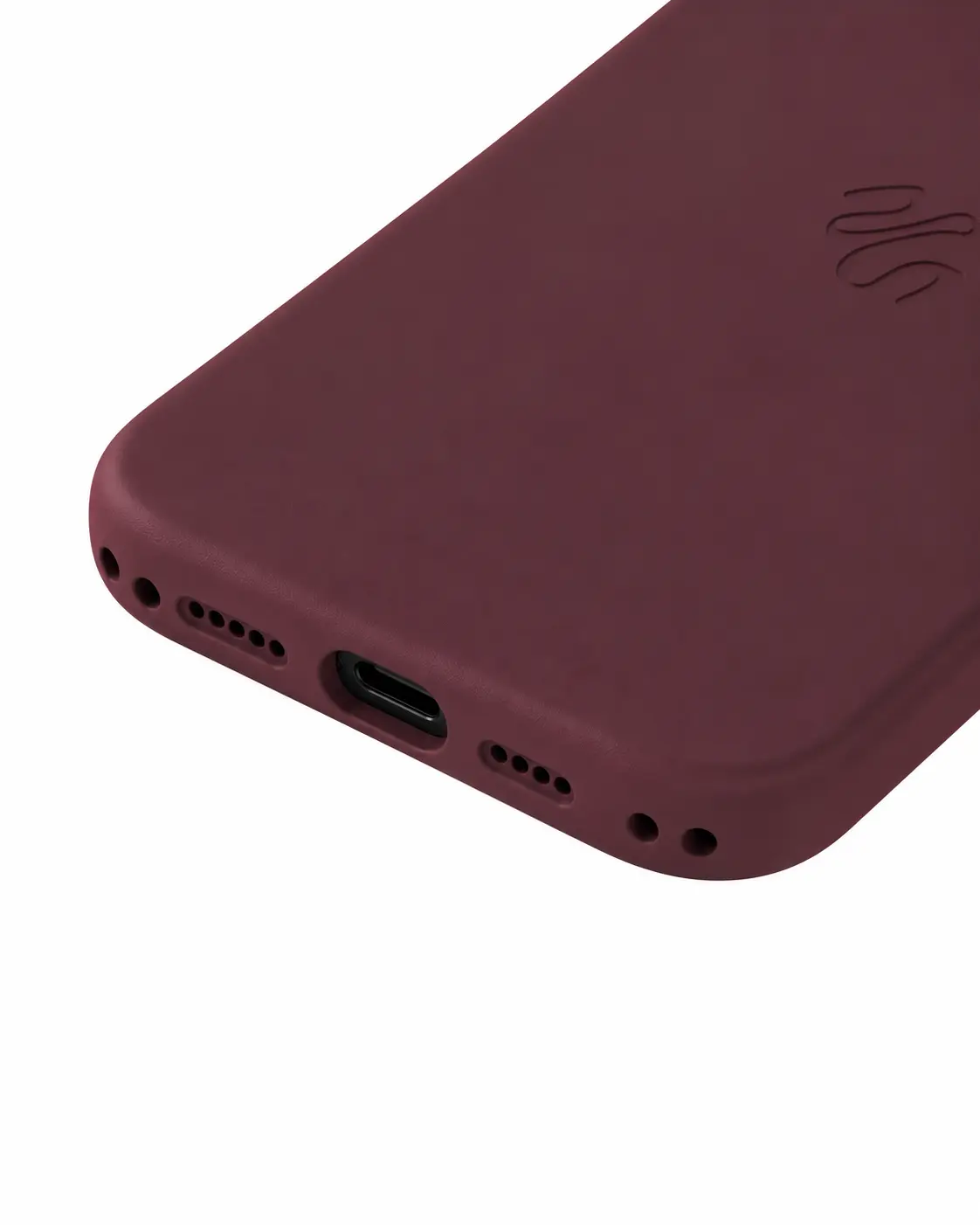 MagSafe Silikonskal iPhone 13 Bordeaux