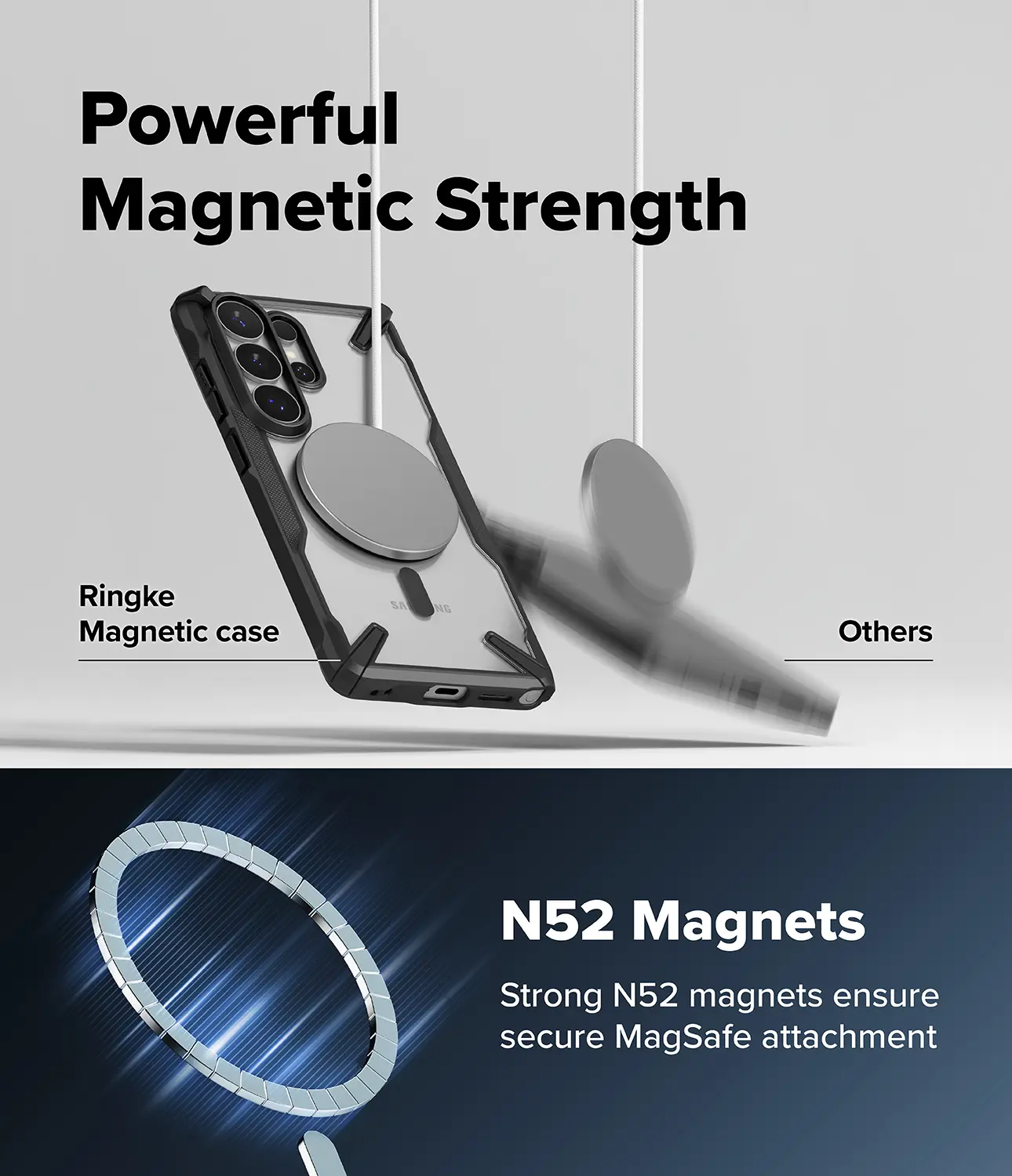 Fusion X Magnetic MagSafe Case Samsung Galaxy S26 Ultra Svart