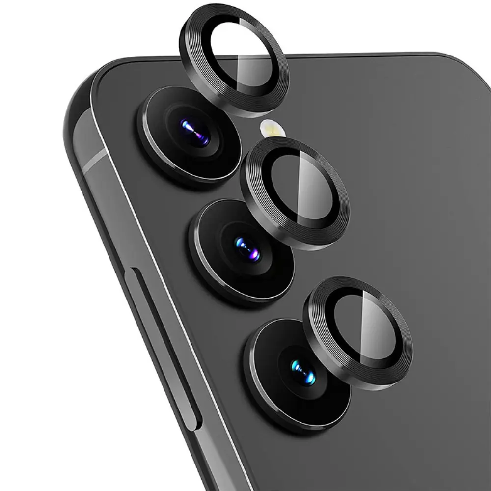 Linsebeskytter Aluminium Samsung Galaxy S24 FE Sort