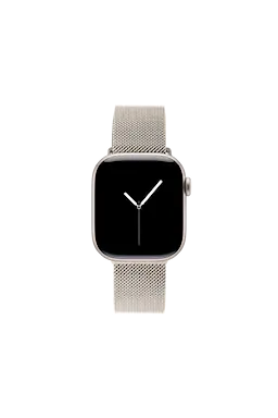 Milanese Mesh Watch Band Apple Watch Series 8 41mm Starlight