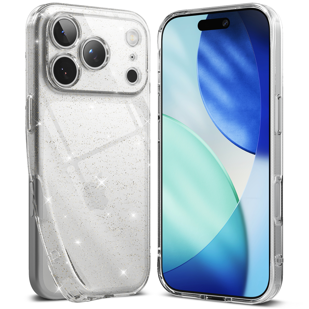Ringke Air Case iPhone 17 Pro Max Glitter Clear - Mobildeksel