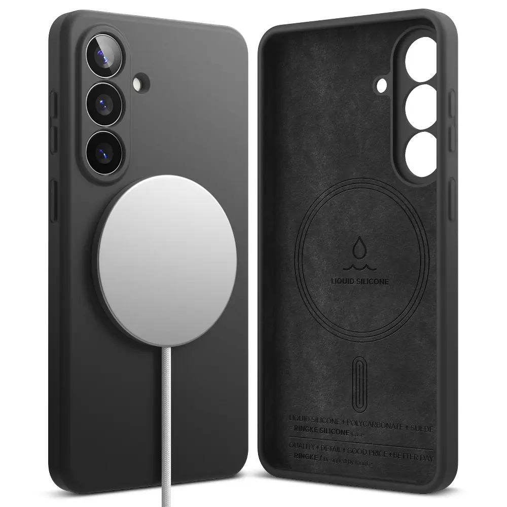 Silicone Magnetic Case Samsung Galaxy S26 Black