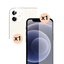 iPhone 11 Kamerabeskyttelse og Herdet Glass Skjermbeskytter