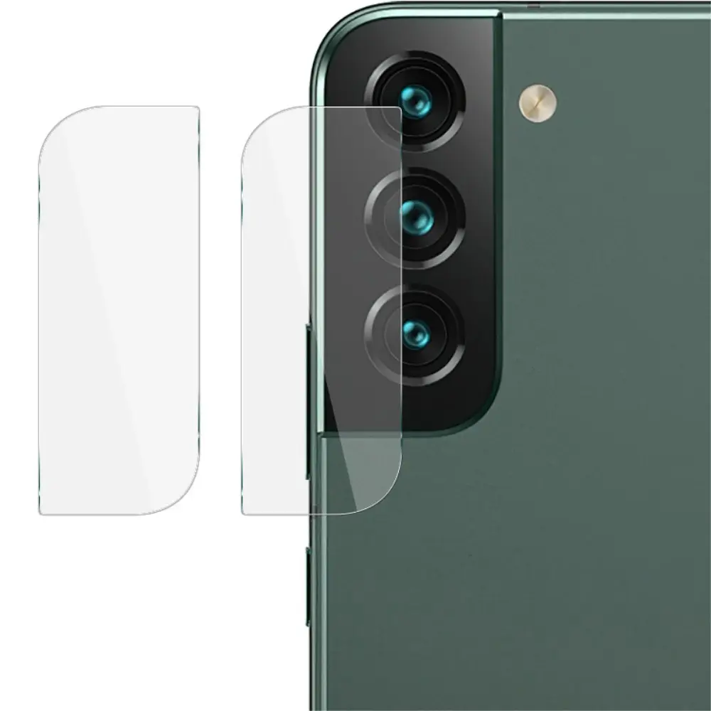 2-pak Hærdet Glas Linsebeskytter Samsung Galaxy S22/Galaxy S22 Plus Gennemsigtig