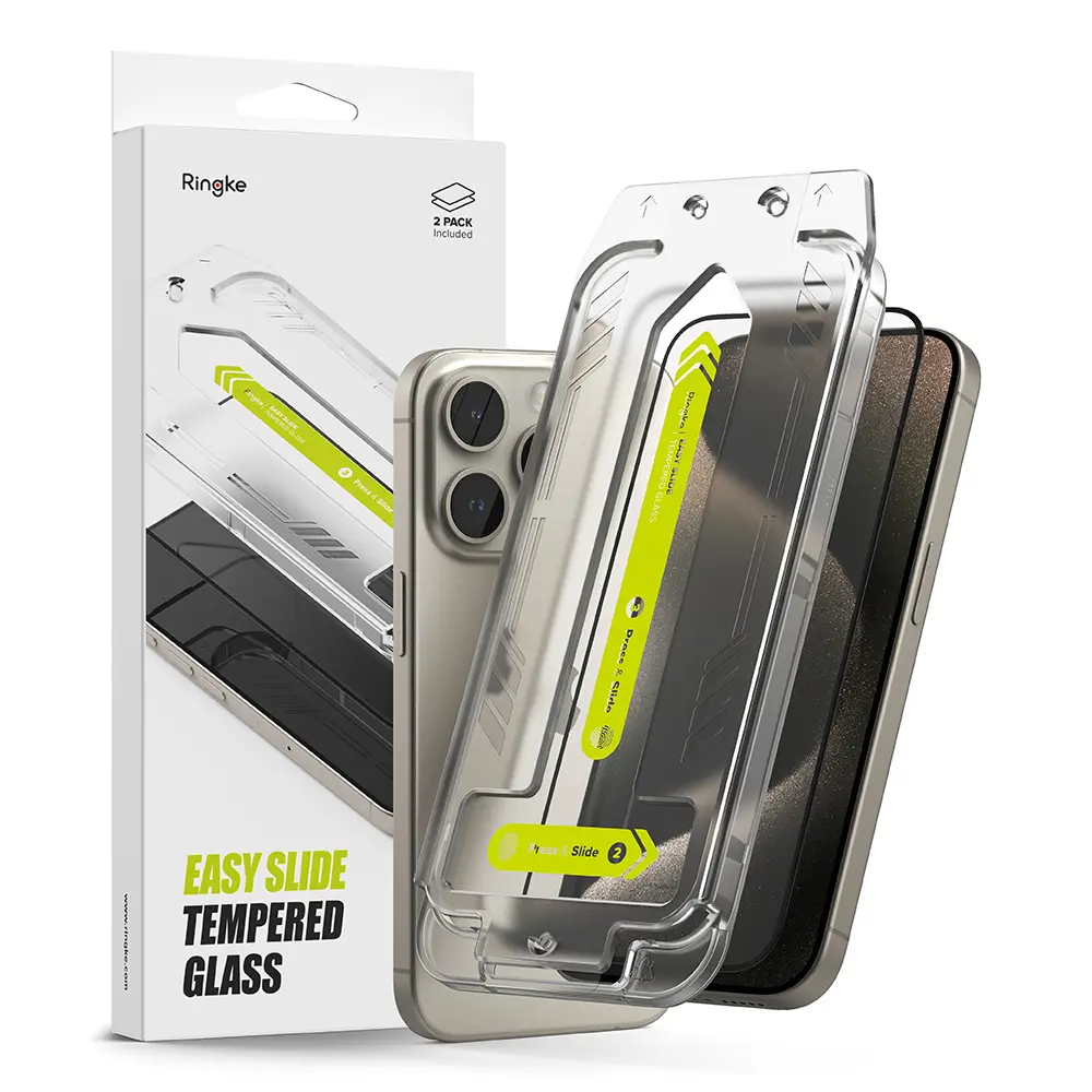 Easy Slide Glass (2-pack) iPhone 15 Pro