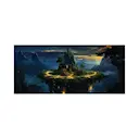 Gaming musematte 90x40 cm - Island