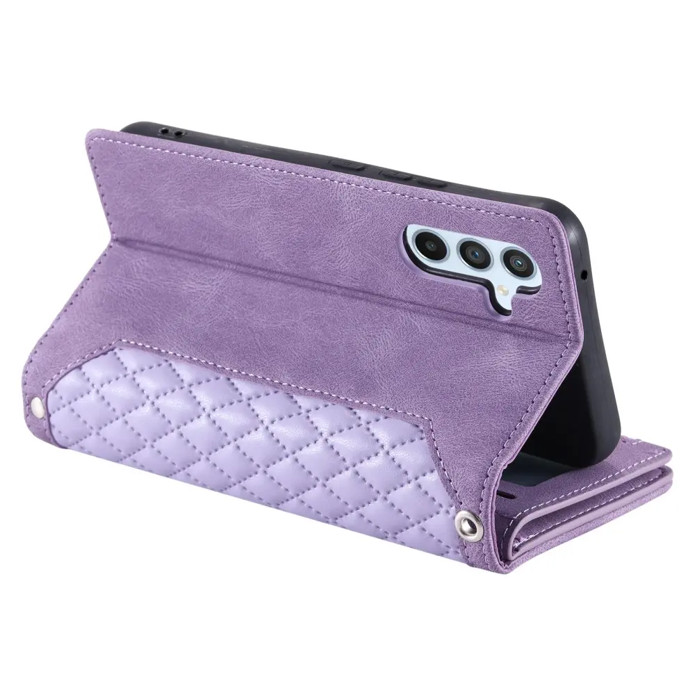 Plånboksväska Samsung Galaxy A56 Quilted Lila