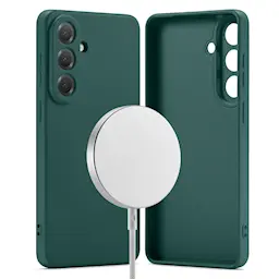 Samsung Galaxy S26 Plus MagSafe Mobilskal i TPU, Mörkgrön