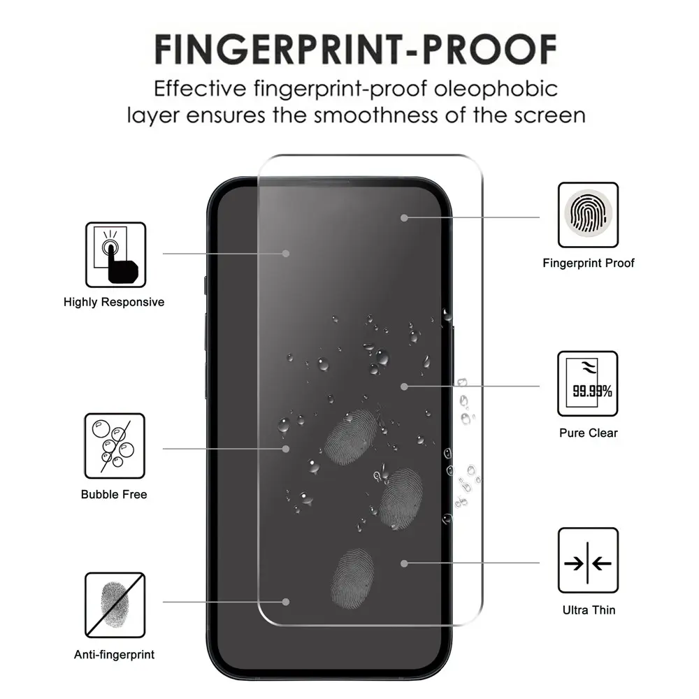 Google Pixel 10 Skärmskydd Härdat Glas 0.3mm
