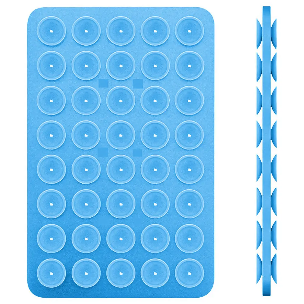 Mobilholder med dobbeltsidede sugekopper Blå