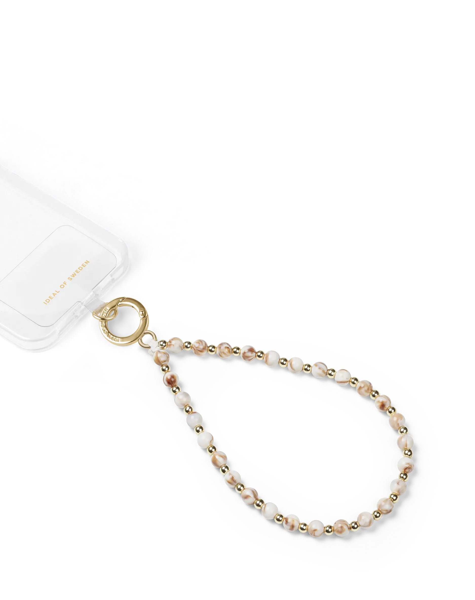 Phone Wristlet Strap Cloudy Marble