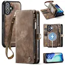 Multi-slot Mobiltaske iPhone 17 Brun