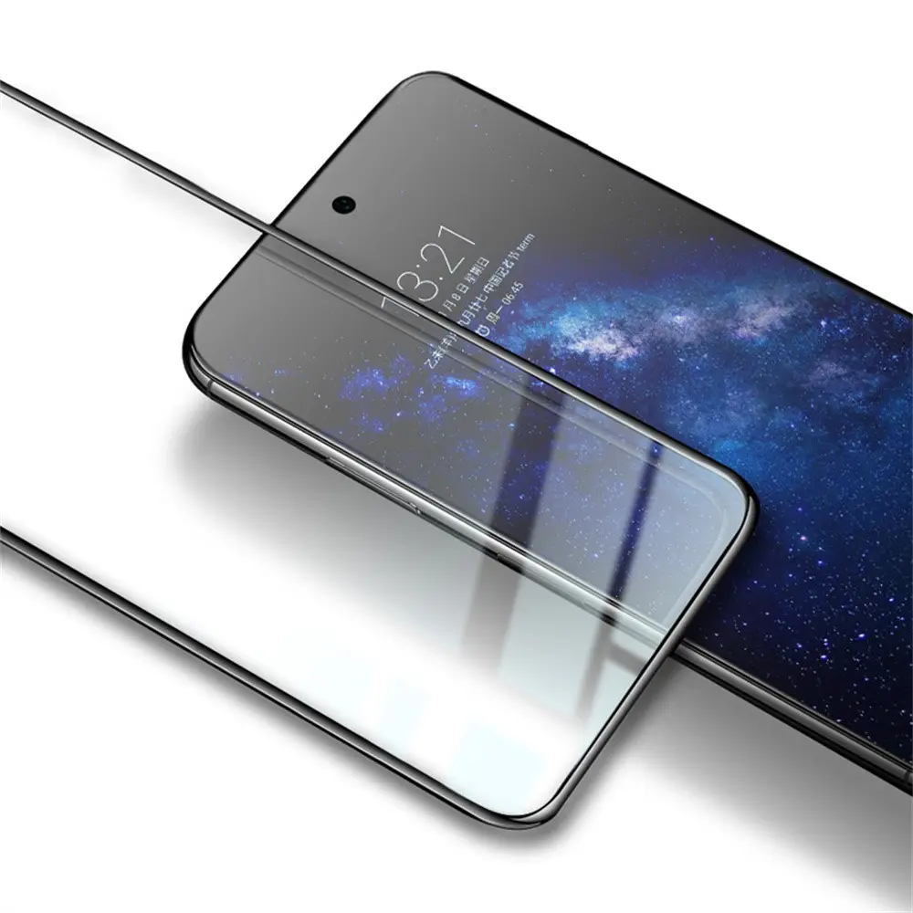 Heltäckande Härdat Glas Skärmskydd Samsung Galaxy Z Flip 7 svart