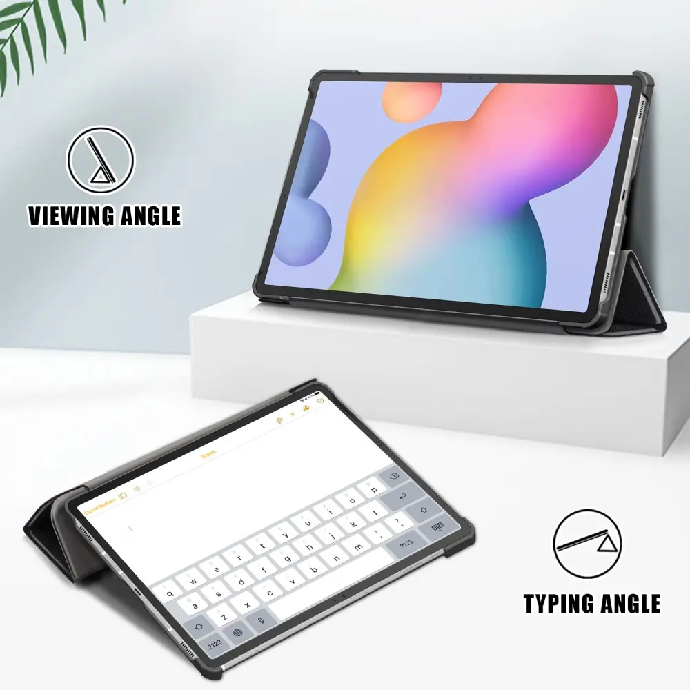 Fodral Tri-fold Samsung Galaxy Tab S7 FE Svart