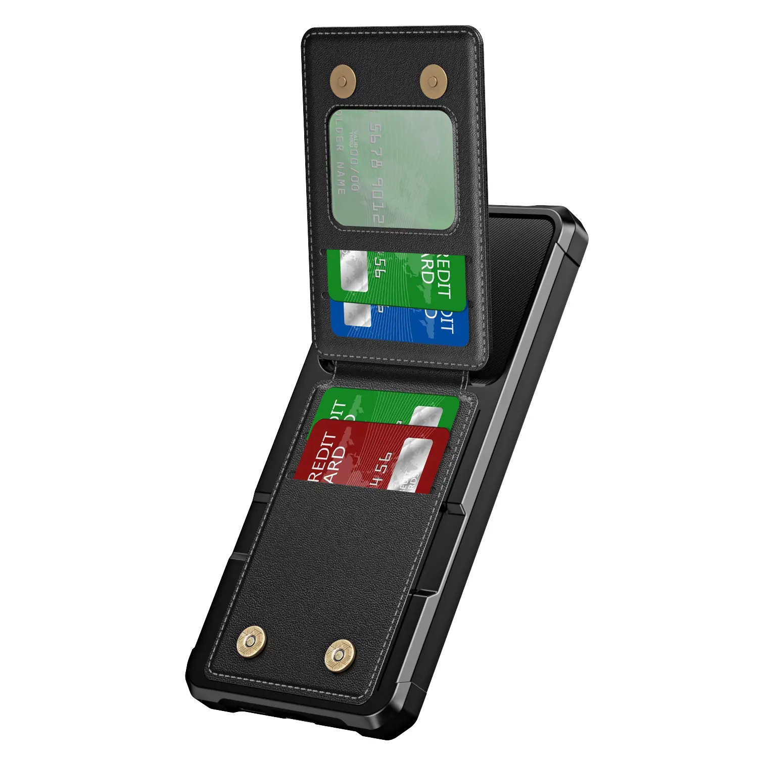 Clean Multi-slot Case Samsung Galaxy S25 Svart