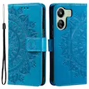 Læderetui Mandala Xiaomi Redmi 13C blå