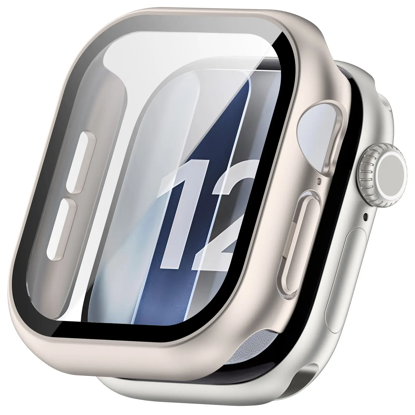 Full Cover Case Apple Watch Series 12 47mm Roséguld