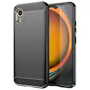 Samsung Galaxy Xcover 7 Kuori TPU Brushed Musta