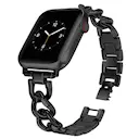 Apple Watch Series 8 41mm Lyxigt kedjearmband i metall, Svart