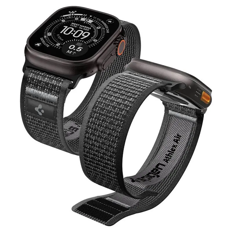 Athlex Air Apple Watch Series 8 45mm Active Black Gray