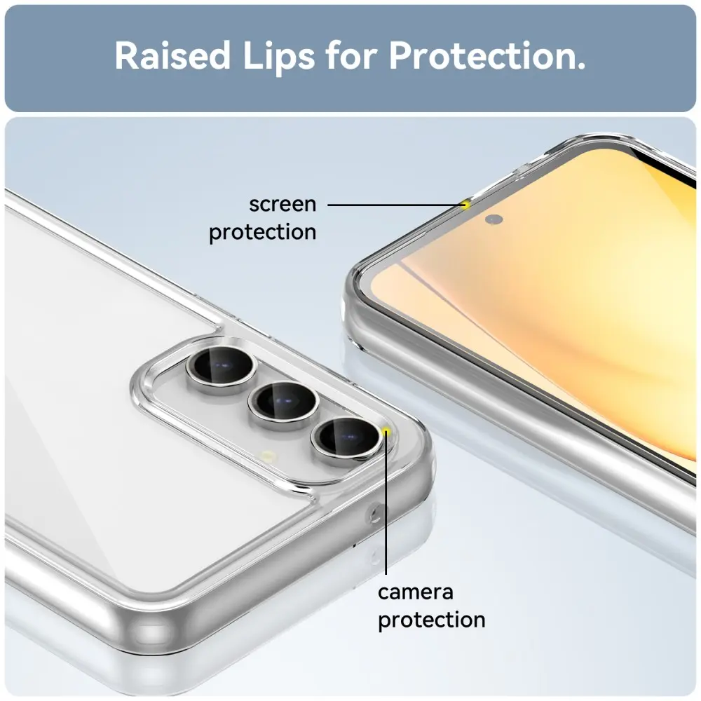 Hybridskal Samsung Galaxy S23 FE Genomskinlig
