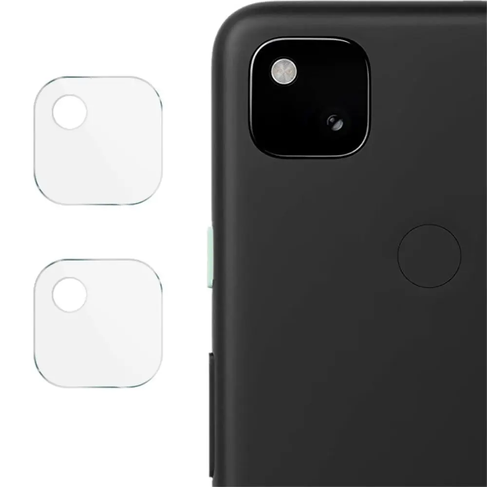 2-pak Hærdet Glas Linsebeskytter Google Pixel 4a Gennemsigtig