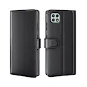 Ægte Læderetui Samsung Galaxy A22 5G Sort