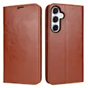 Mobiltaske Ægte Læder Samsung Galaxy S24 FE Brun