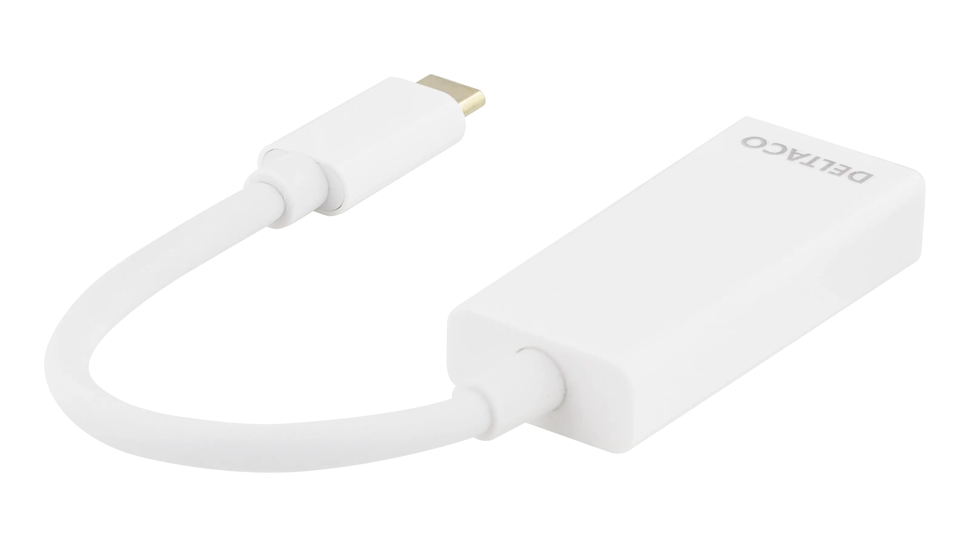 USB-C till DisplayPort adapter vit