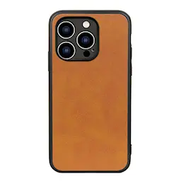 iPhone 15 Pro Max Nahkakotelo ruskea