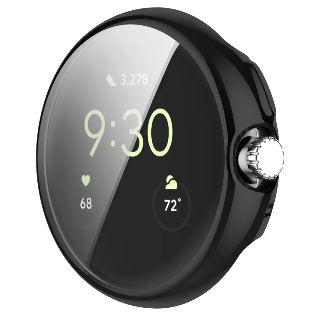 Full Protection Case Google Pixel Watch 3 45mm svart