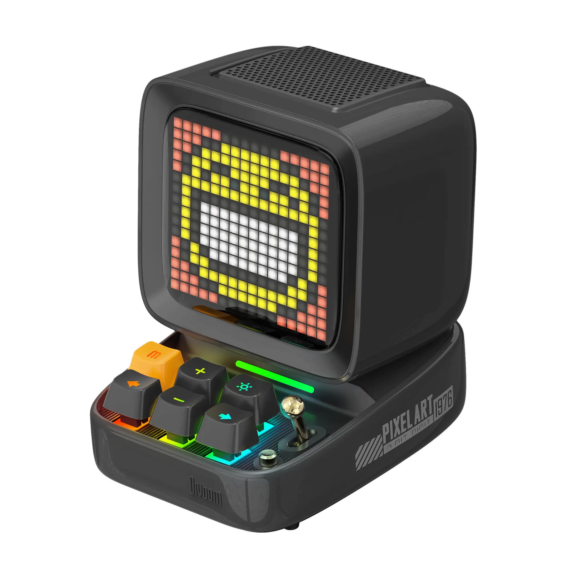 DitooPro Retro Pixel Art Bluetooth-kaiutin 16x16, Musta