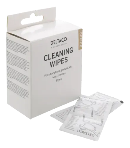 Cleaning Wipes för mobil & glasögon - 52-pack